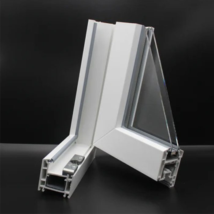Kunststoff-Baumaterial Extrudierte PVC-Profile für PVC-Fenstertüren