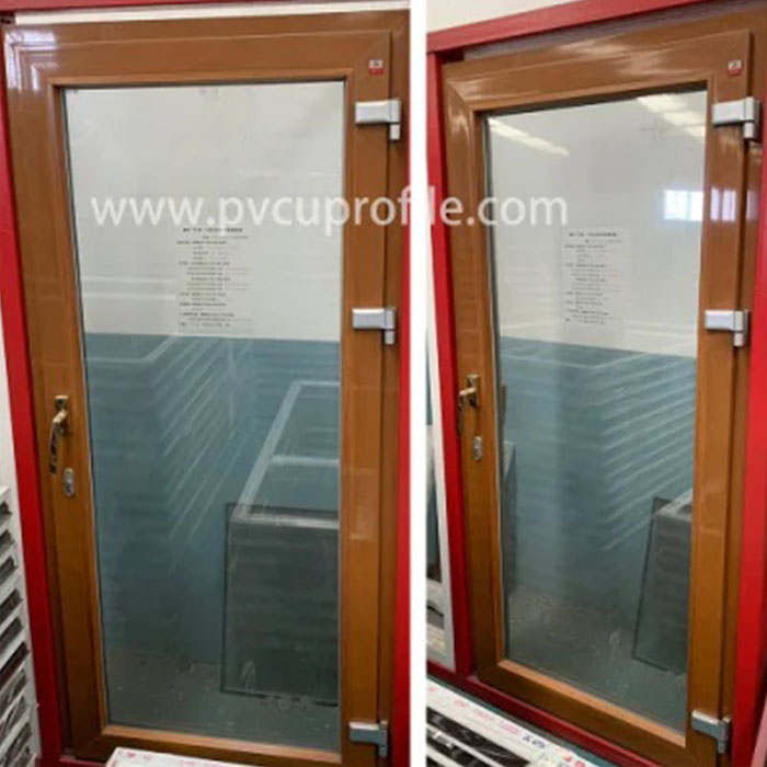 PVC-Flügeltür-Innenschiebetüren aus Glas