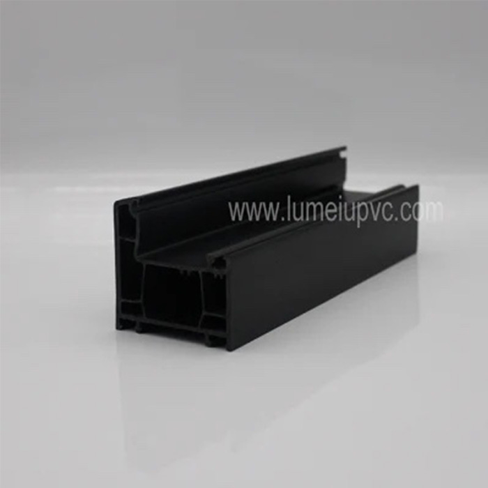 Schwarze UPVC-Profile für Bildfenster