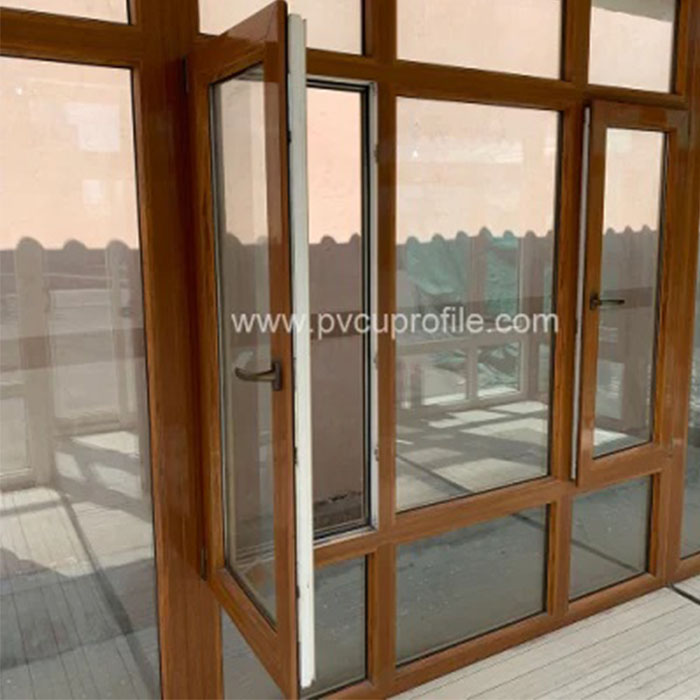 Isolierglaseinheit Doppelschicht Festfenster UPVC-Schiebefenster
