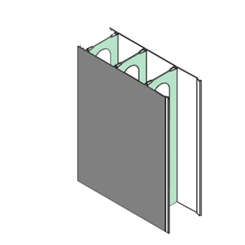 PVC Permanente Schalungsprofile Kunststoff Extrusion starre Profile für Betonwand